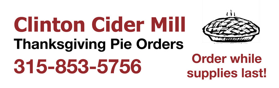 Thanksgiving Pie Order Banner